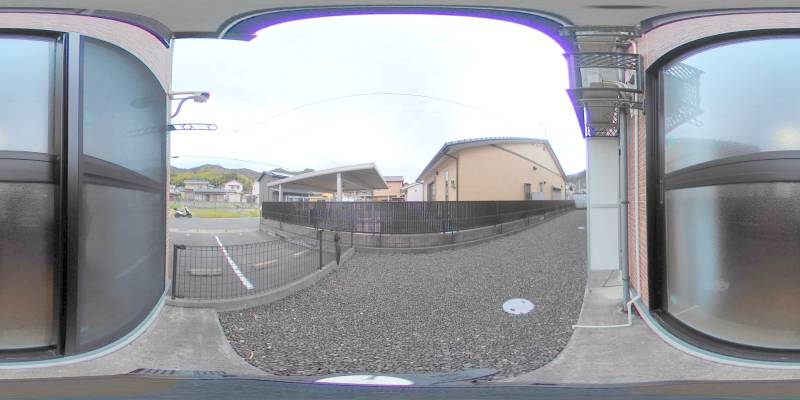 パノラマ画像バルコニー