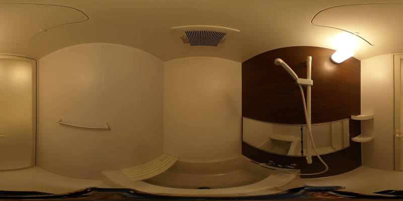 パノラマ画像バスルーム