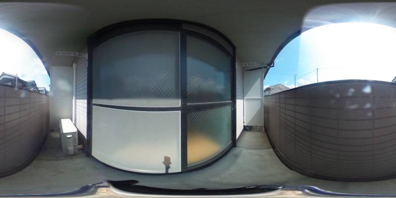 パノラマ画像バルコニー