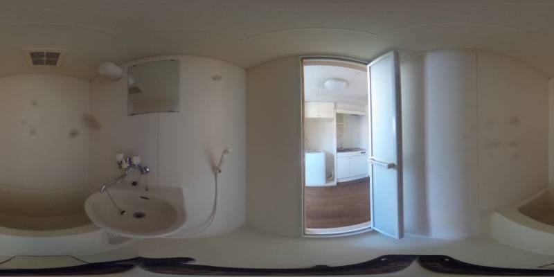 パノラマ画像バスルーム