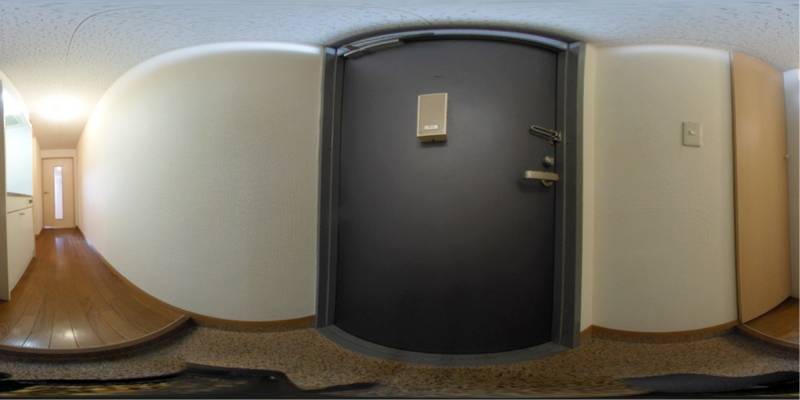 パノラマ画像玄関