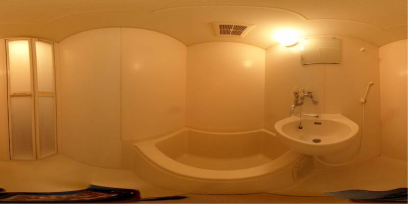 パノラマ画像バスルーム