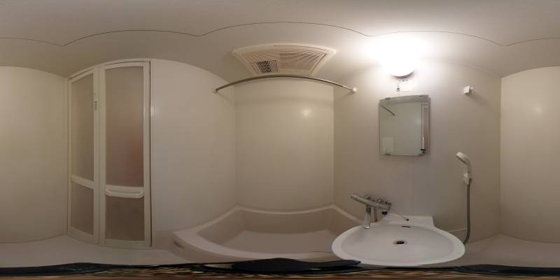 パノラマ画像バスルーム