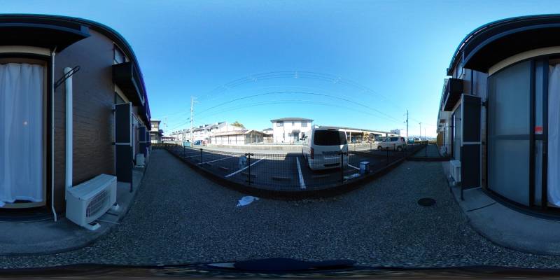 パノラマ画像庭