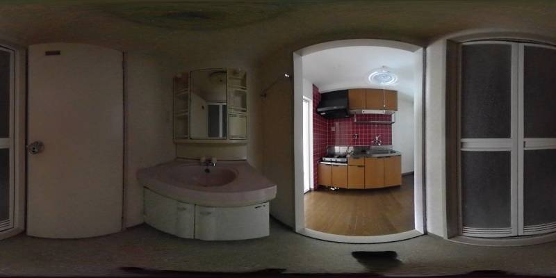 パノラマ画像洗面所