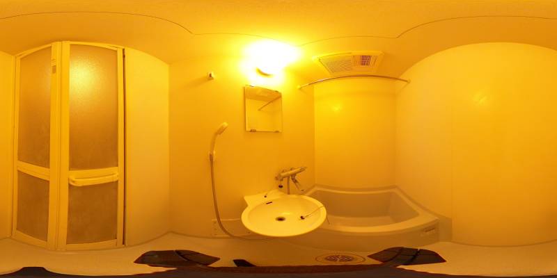 パノラマ画像バスルーム