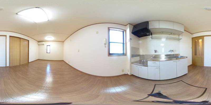 パノラマ画像キッチン