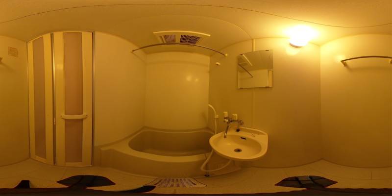 パノラマ画像バスルーム