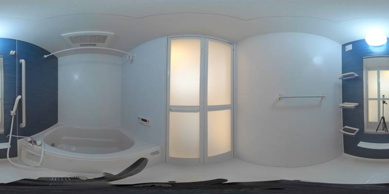 パノラマ画像バスルーム