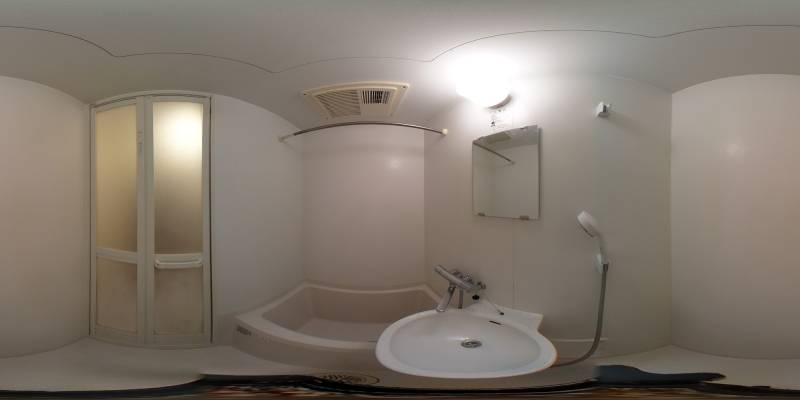 パノラマ画像バスルーム