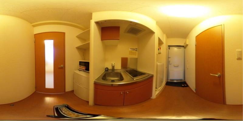 パノラマ画像キッチン