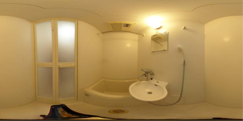 パノラマ画像バスルーム