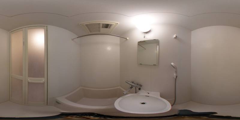 パノラマ画像バスルーム