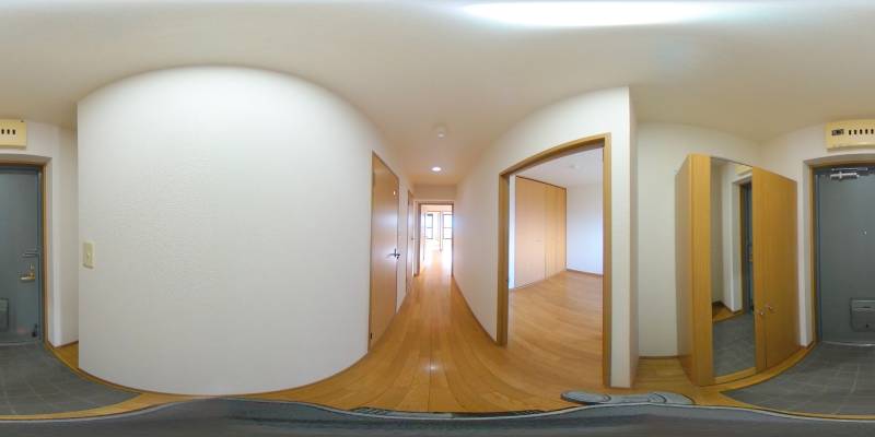 パノラマ画像玄関