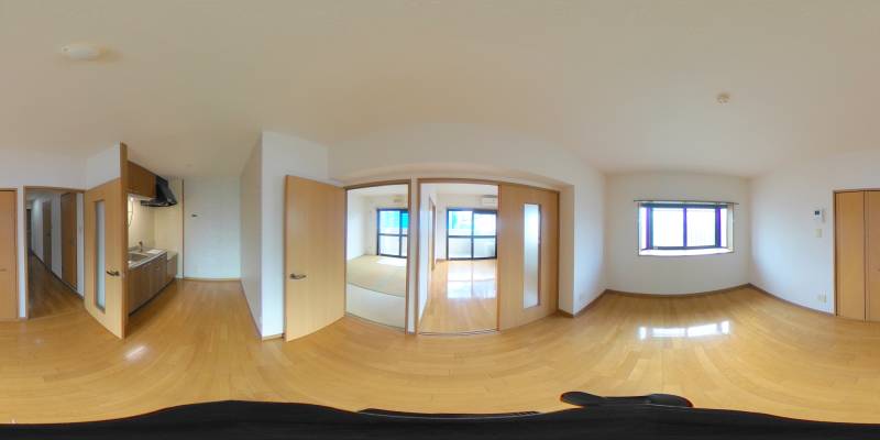 パノラマ画像リビング