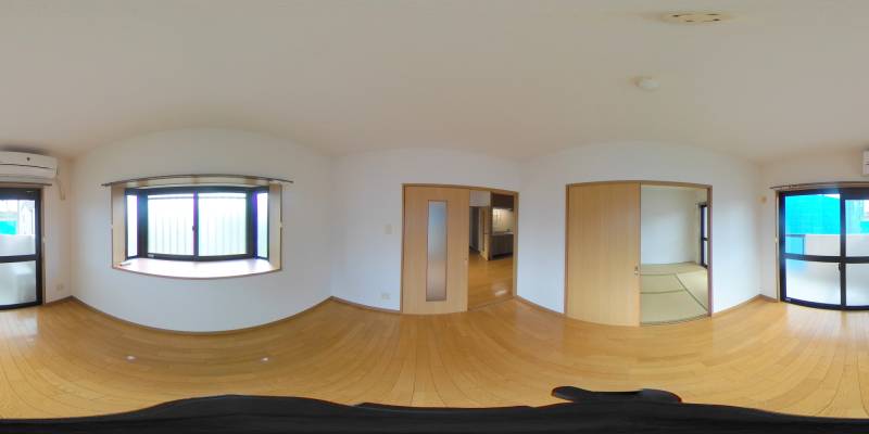 パノラマ画像洋室