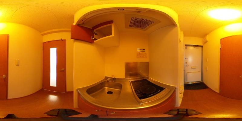 パノラマ画像キッチン