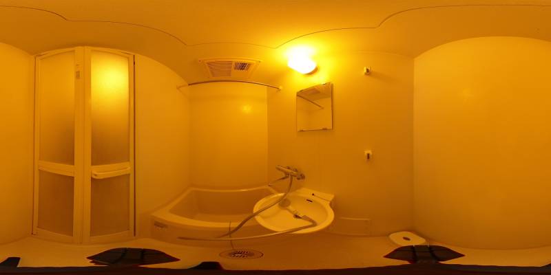 パノラマ画像バスルーム