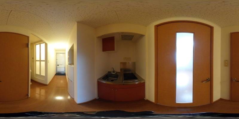 パノラマ画像キッチン