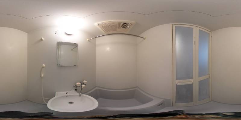 パノラマ画像バスルーム