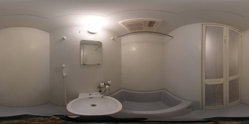 パノラマ画像バスルーム