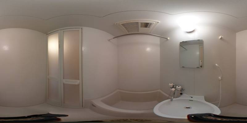 パノラマ画像バスルーム