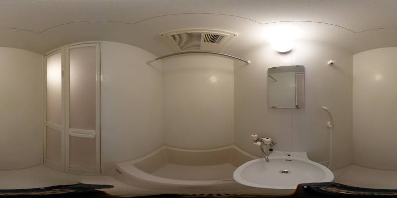 パノラマ画像バスルーム