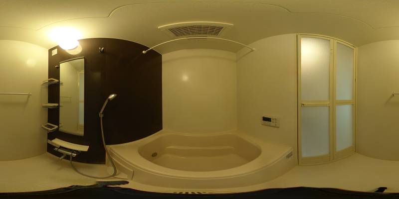 パノラマ画像バスルーム