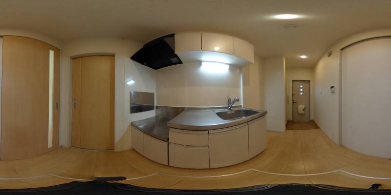 パノラマ画像キッチン