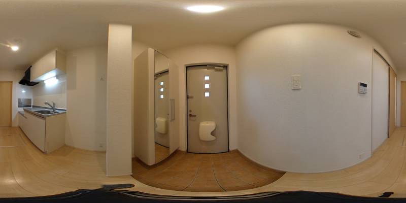 パノラマ画像玄関