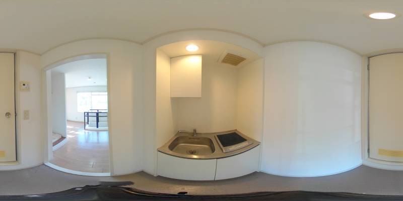 パノラマ画像キッチン