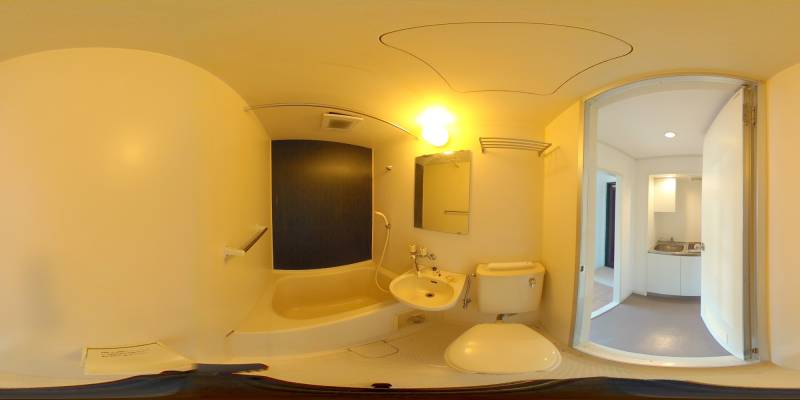 パノラマ画像バスルーム