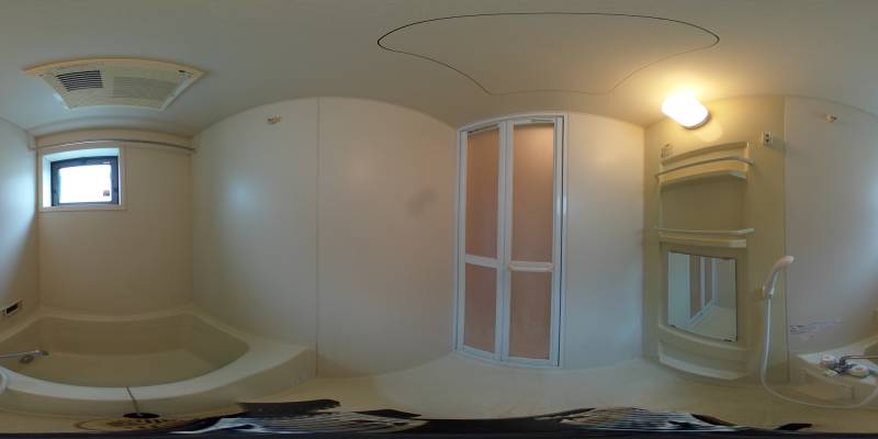 パノラマ画像バスルーム