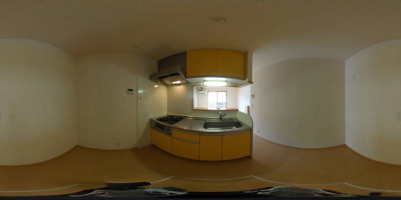 パノラマ画像キッチン
