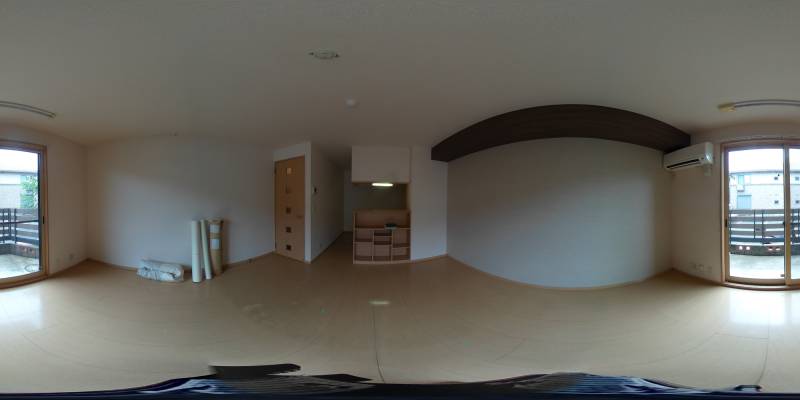 パノラマ画像リビング