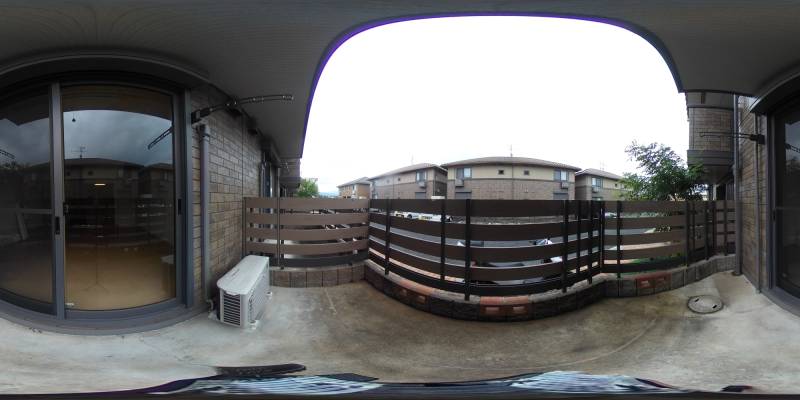 パノラマ画像バルコニー