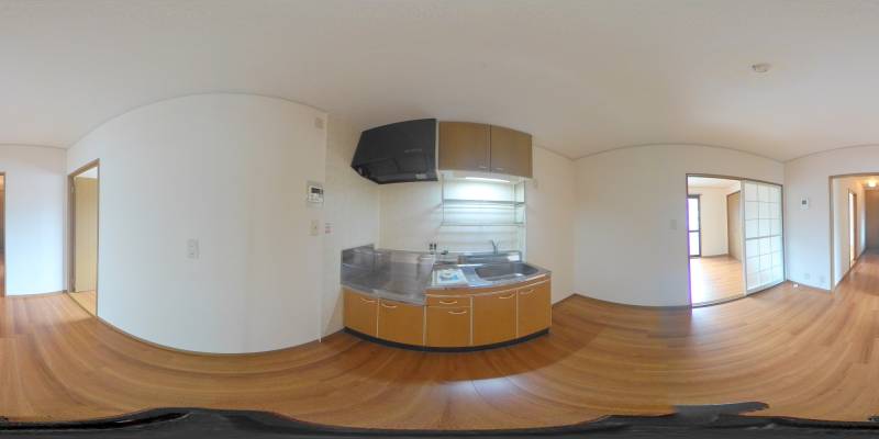 パノラマ画像キッチン