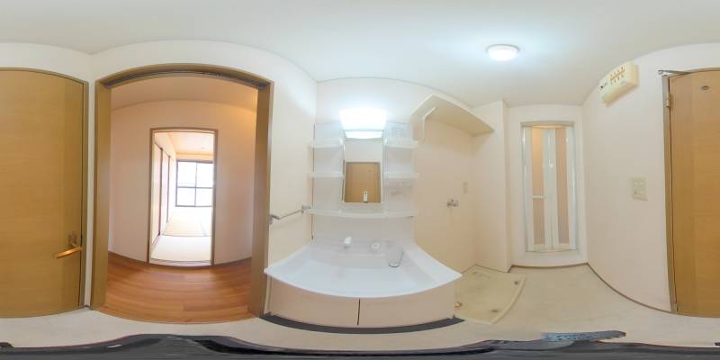 パノラマ画像洗面所