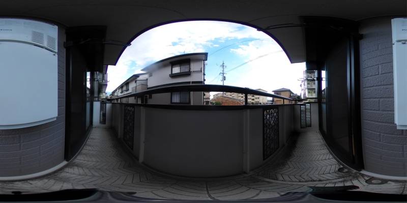 パノラマ画像バルコニー