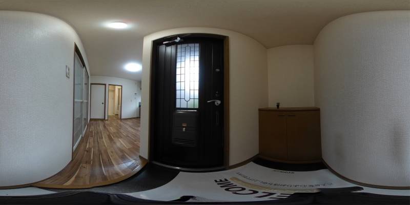 パノラマ画像玄関