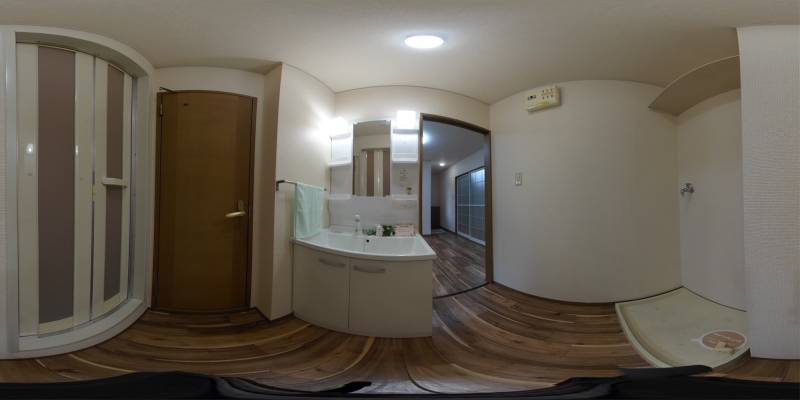 パノラマ画像洗面所