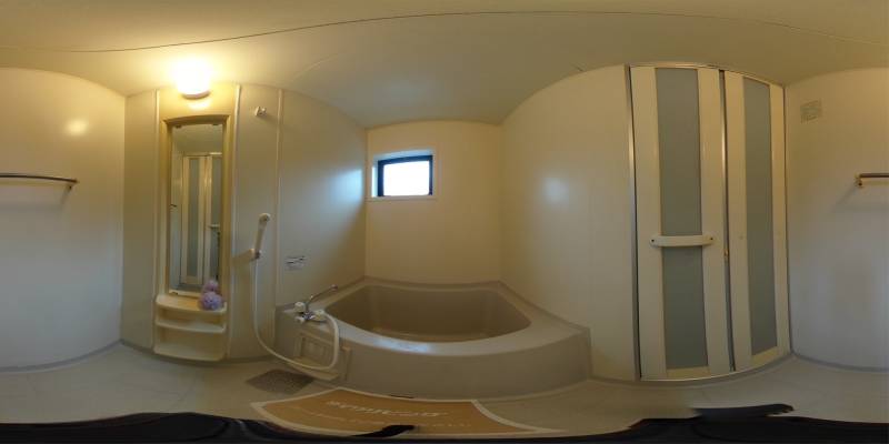 パノラマ画像バスルーム