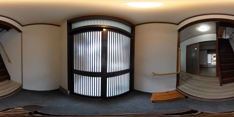 パノラマ画像玄関