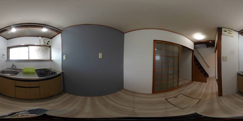 パノラマ画像キッチン