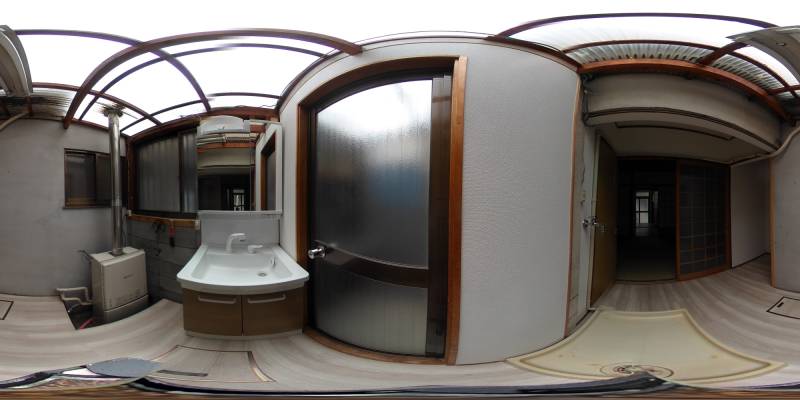 パノラマ画像洗面所