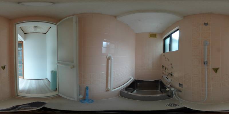 パノラマ画像バスルーム