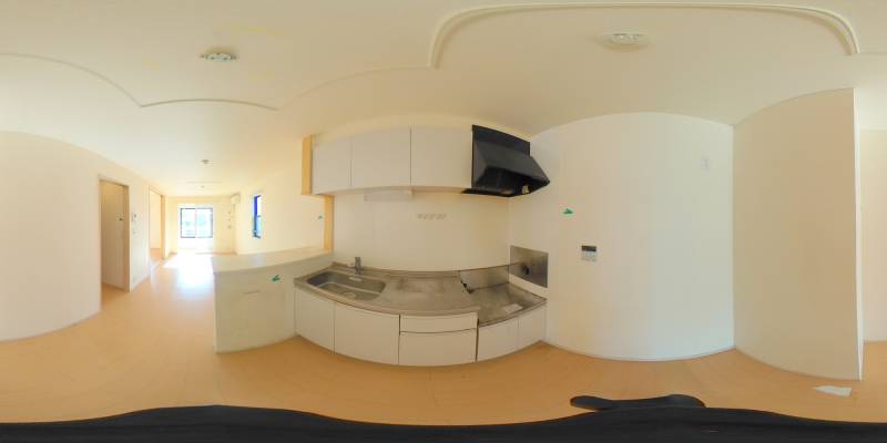 パノラマ画像キッチン