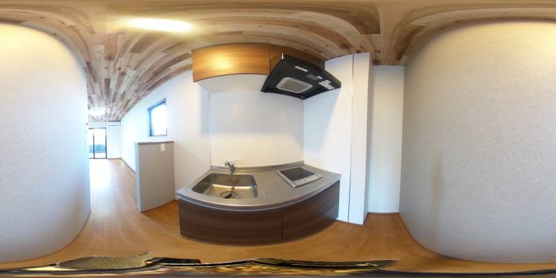 パノラマ画像キッチン