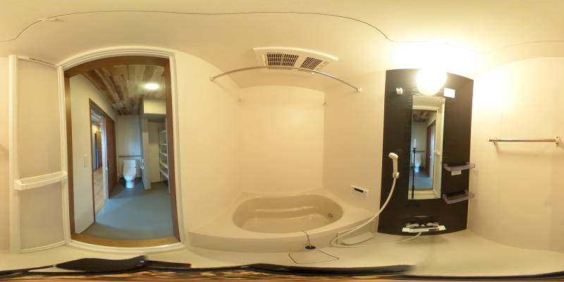 パノラマ画像バスルーム