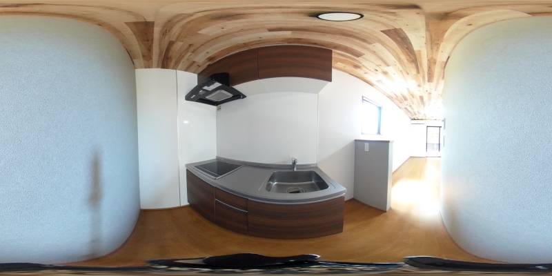 パノラマ画像キッチン